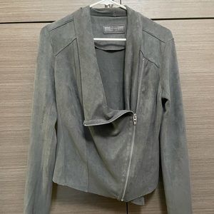 BLANK NYC suede grey jacket